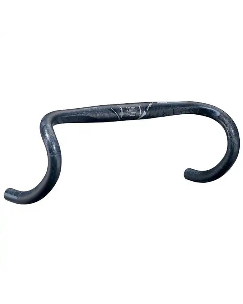 FSA Piega Manubrio K-Force New Ergo Road 420mm 31,8 Carbon, Grey