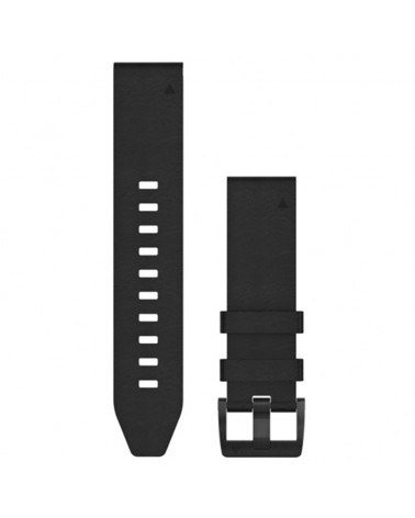 Garmin Quickfit 22 Leather Strap for Fenix 5/Forerunner 935/945, Black Leather