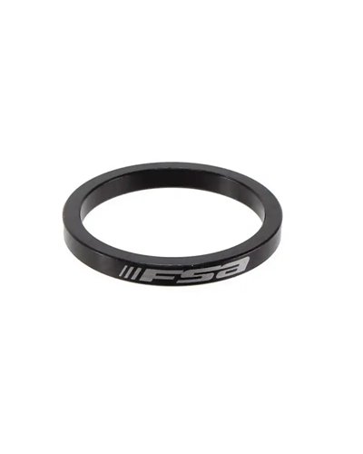 FSA 1.5 - Alu Spacer, Black, 5mm,