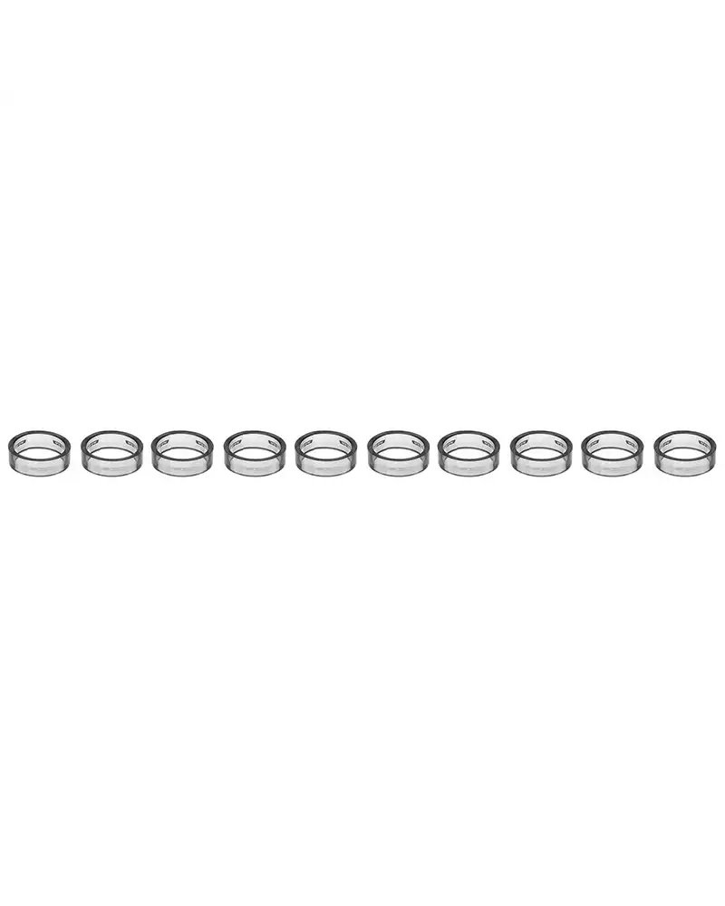 FSA Headset Spacer 11/8 10mm Transp Red 10Pcs