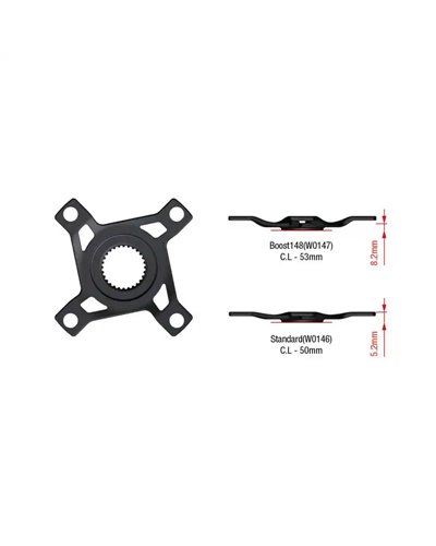 FSA Spider per Bosch Gen4 in Acciaio W0146
