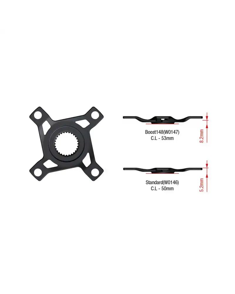 FSA Spider Boost 148 per Bosch Gen4 in Acciaio W0146