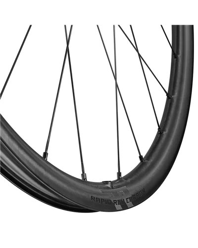 Fulcrum Rapid Red Carbon DB 2WF-R C25 AFS Anteriore HH12-100 (Coppia Ruote Gravel)