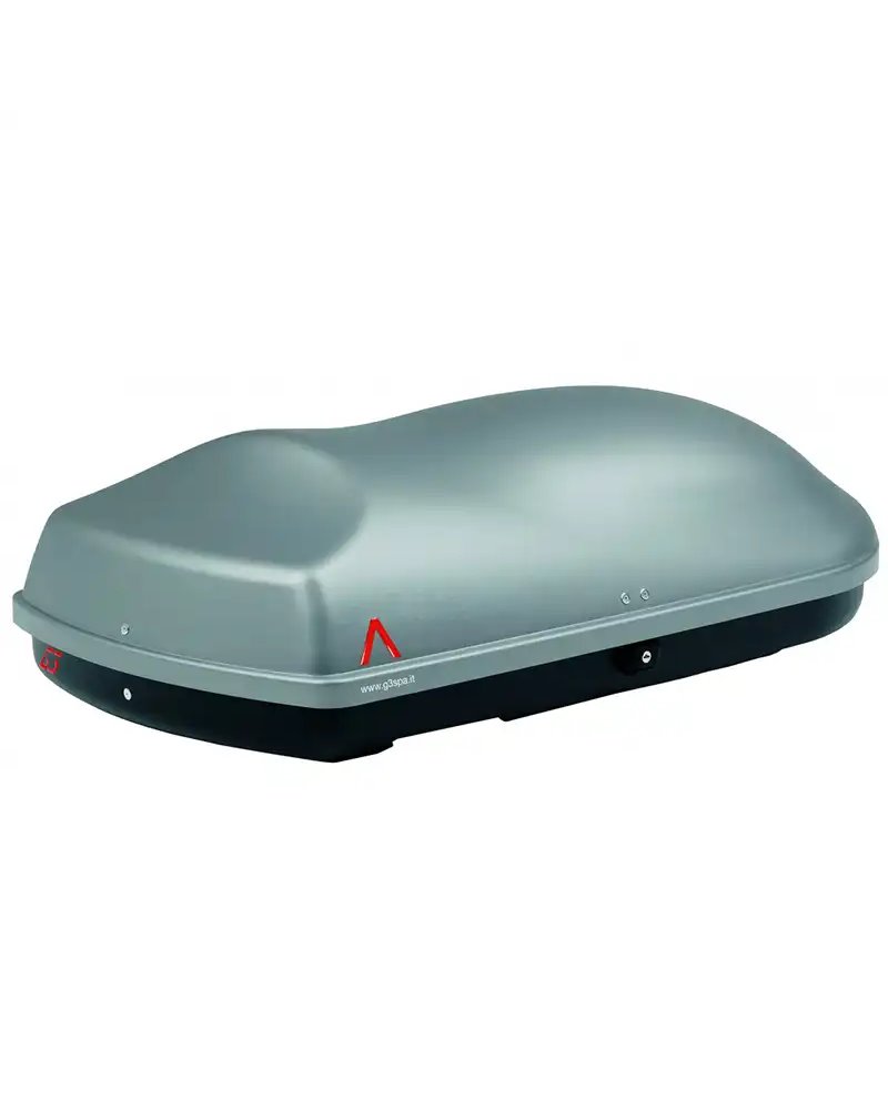G3 Sirio 320 Box da Tetto 240 Litri Singola Apertura, Grigio Chiaro