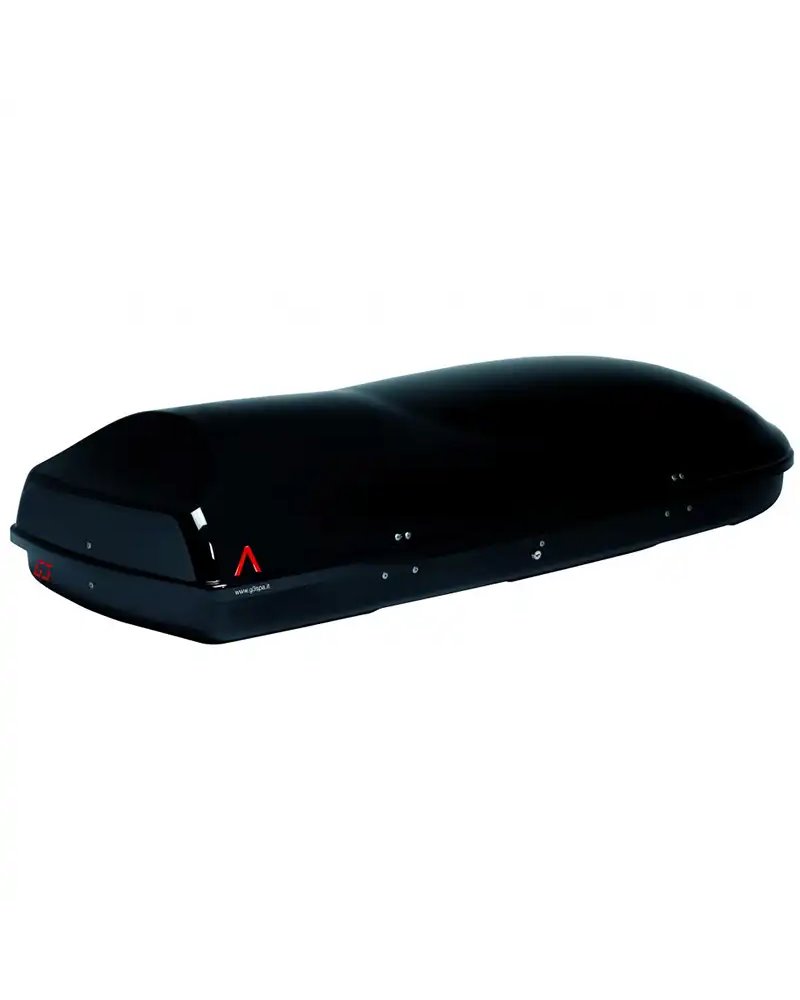 G3 Pegaso 450 Roof-Mounted Cargo Box 375 Liters Dual-Side, Metallic Black