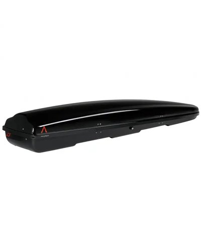 G3 Arjes 280 Roof-Mounted Cargo Box 225 Liters Single-Side, Metallic Black
