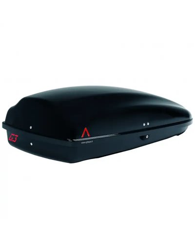 G3 Arjes 320 Roof-Mounted Cargo Box 240 Liters Single-Side, Metallic Black