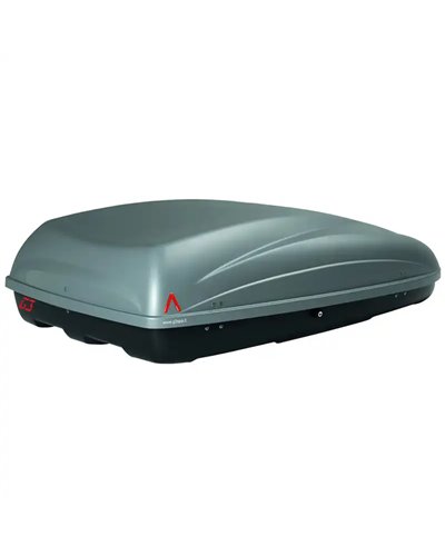 G3 Krono 400 Roof-Mounted Cargo Box 330 Liters Single-Side, Light Gray