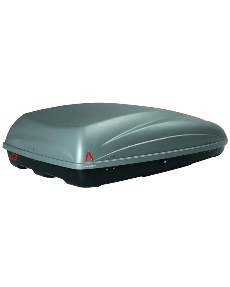 G3 Krono 400 Box da Tetto 330 Litri Singola Apertura, Grigio Chiaro