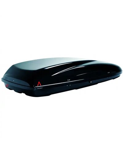 G3 Helios 480 Roof-Mounted Cargo Box 390 Liters Dual-Side, Metallic Black