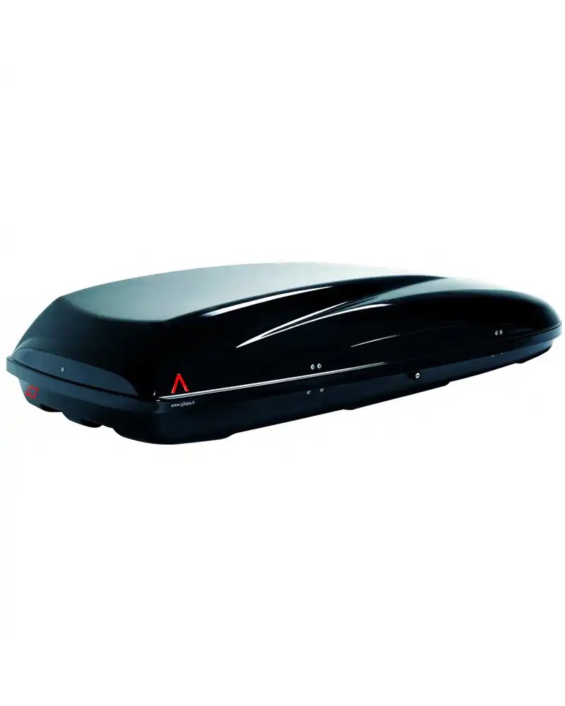 G3 Helios 480 Roof-Mounted Cargo Box 390 Liters Dual-Side, Metallic Black