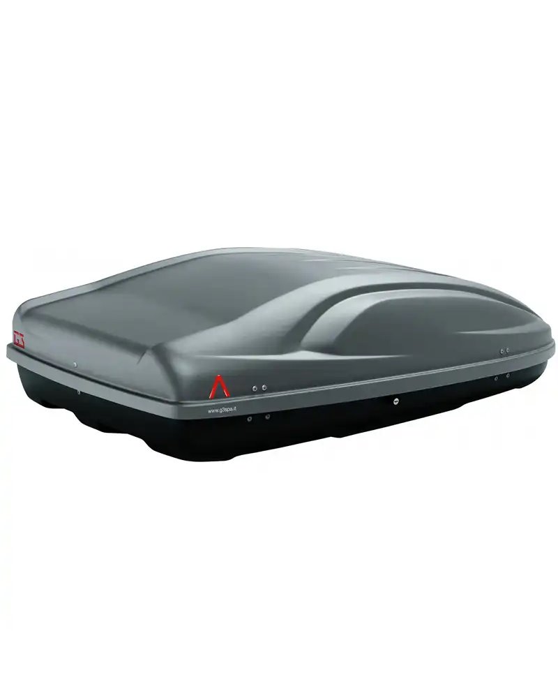 G3 All-Time 400 Roof-Mounted Cargo Box 330 Liters Single-Side, Dark Gray