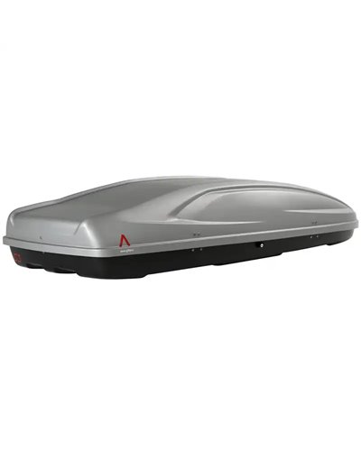 G3 Absolute 480 Roof-Mounted Cargo Box 390 Liters Dual-Side, Shiny Gray