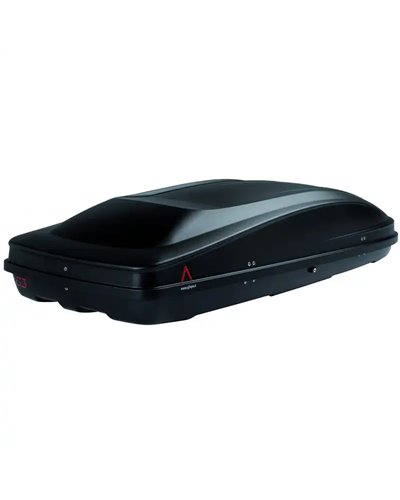 G3 Spark 480 Roof-Mounted Cargo Box 390 Liters Dual-Side, Matt Metallic Black