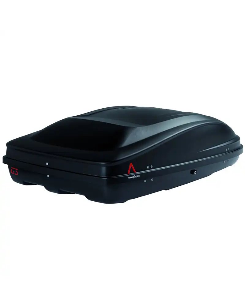 G3 Spark 400 Rapid Box da Tetto 330 Litri Doppia Apertura, Nero Metallizzato Opaco