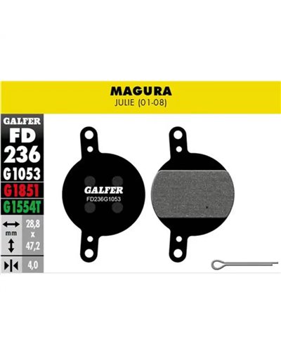 Galfer Bike Standard Brake Pad Magura Julie (01-08)