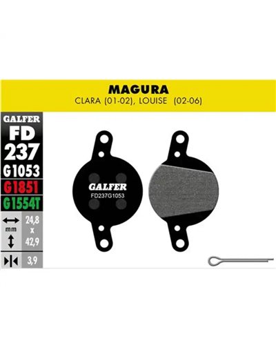 Galfer Bike Standard Brake Pad Magura Clara/Louise