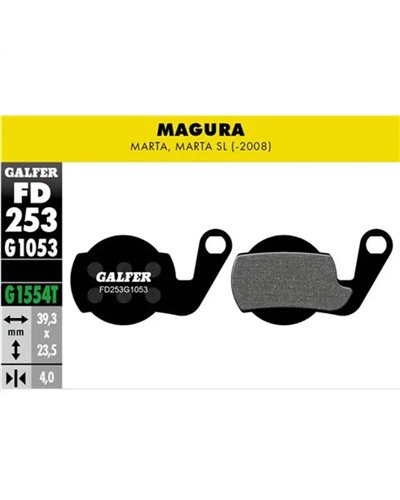 Galfer Bike Standard Pastiglie Freno Magura Marta