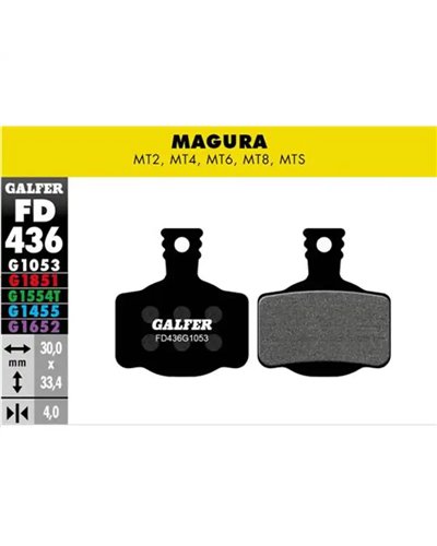 Galfer Bike Standard Pastiglie Freno Magura MT2-4-6-8