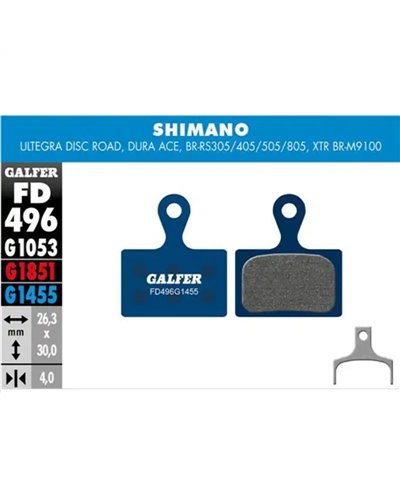 Galfer Bike Road Pastiglie Freno Shimano Ultegra Disc Road