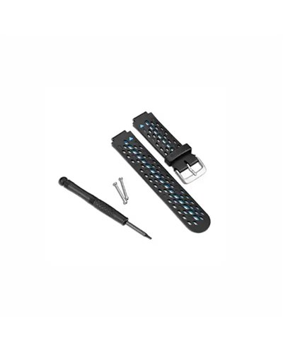 Garmin Cinturino di Ricambio per Approach S5/6 Forerunner 220/620, Nero/Blu
