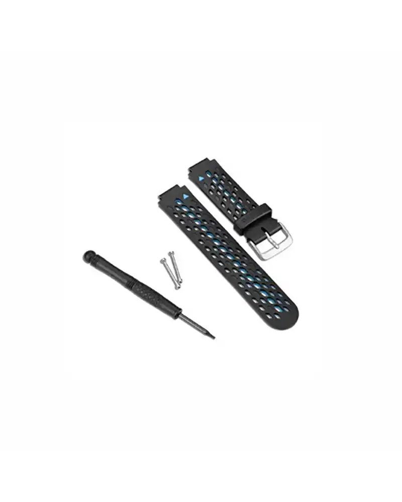 Garmin Cinturino di Ricambio per Approach S5/6 Forerunner 220/620, Nero/Blu
