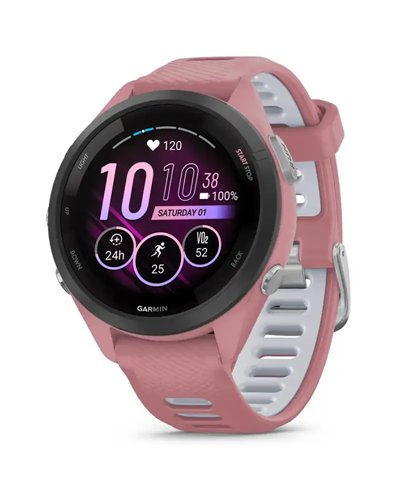 Garmin Forerunner 265S Case 42mm GPS Smartwatch Wrist-Based HR, Pink