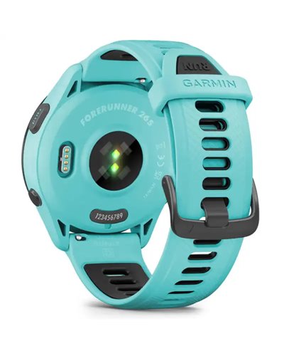 Garmin Forerunner 265 Case 46mm GPS Smartwatch Wrist-Based HR, Aqua