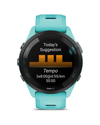Garmin Forerunner 265 Cassa 46mm GPS Smartwatch Cardio Integrato, Aqua