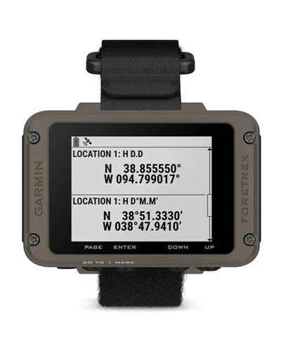 Garmin Foretrex 901 Ballistic Edition GPS Navigatore da Polso Smart Notification
