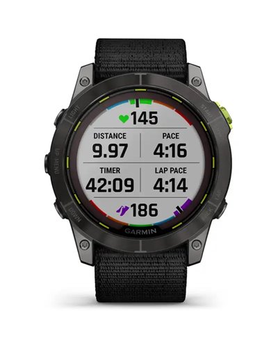 Garmin Enduro 2 Wrist-Based HR GPS Multisport Watch, Carbon Grey DLC Titanium/Black