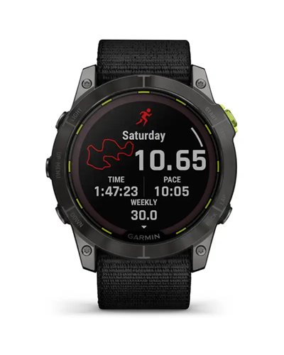 Garmin Enduro 2 Orologio GPS Multisport Cardio Integrato, Carbon Grey DLC Titanium/Black