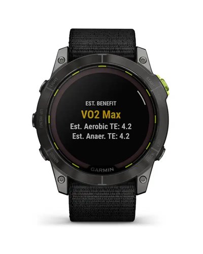 Garmin Enduro 2 Wrist-Based HR GPS Multisport Watch, Carbon Grey DLC Titanium/Black