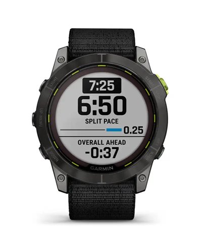 Garmin Enduro 2 Wrist-Based HR GPS Multisport Watch, Carbon Grey DLC Titanium/Black