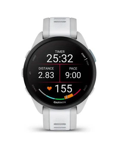 Garmin Forerunner 165 GPS Smartwatch Cardio Integrato, Mist Grey/Whitestone