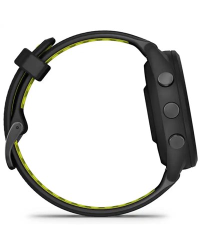 Garmin Forerunner 265S Case 42mm GPS Smartwatch Wrist-Based HR, Black/Yellow