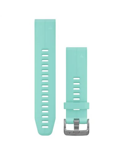 Garmin QuickFit 20 Cinturino in Silicone S/M per Fenix 5S/Fenix 5S Plus/D2 Delta S, Blu Siderale