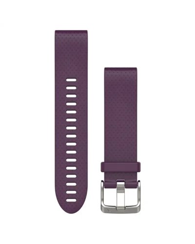 Garmin QuickFit 20 Cinturino in Silicone S/M per Fenix 5S/Fenix 5S Plus/D2 Delta S, Viola Ametista