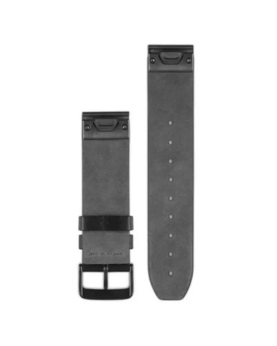Garmin Quickfit 22 Cinturino in Pelle Traforata per Fenix 6/Forerunner 935/945, Nero