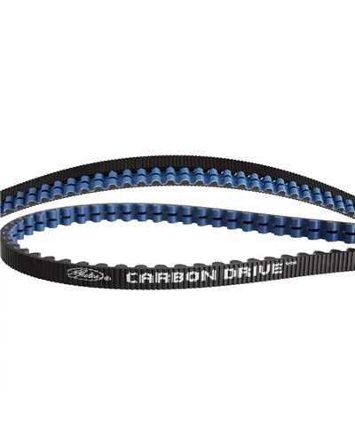 Gates Carbon Drive Cinghia di Trasmissione CDX - 115D 1265mm Nera