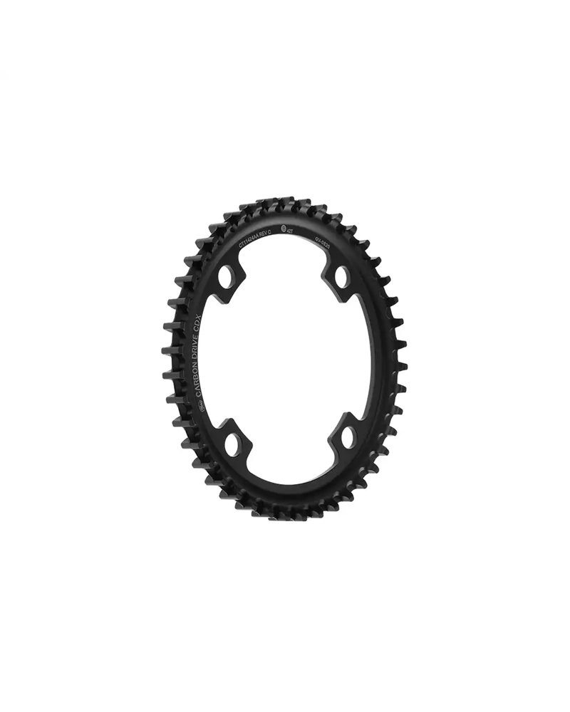 Gates Carbon Drive Pignone Anteriore per Cinghia CDX - 42D, 4 Fori, Girobulloni 104
