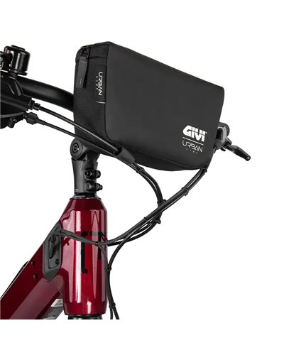 Givi Metro Urban Line 2 Liters Handlebar Bag/Waistpack, Black