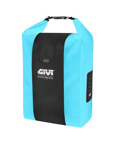 Givi Junter 20+20 Liters Experience Line Waterproof Rear Luggage Carrier Bicycle Bags, Light Blue