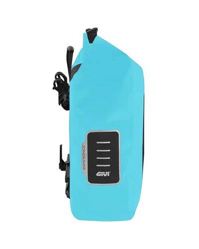 Givi Junter 20 Experience Line Borse Bici Posteriori Portapacchi 20+20 Litri Impermeabili, Azzurro