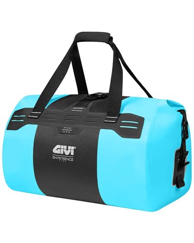 Givi Wanderlust 40 Liters Experience Line Waterproof Duffle Bag, Light Blue