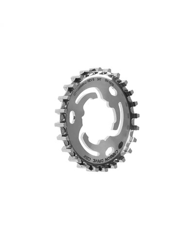 Gates Carbon Drive Pignone Posteriore per Cinghia CDX - 24D Linea Catena 45.5mm