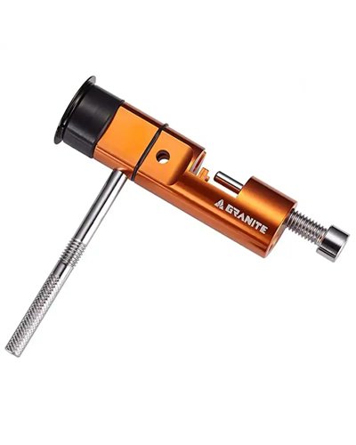 Granite Stash - 9/12sp Chain Tool Stashed Inside Handlebar, Orange