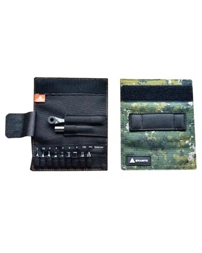 Granite Rocknroll - Sacca in Cordura con Chiave a Cricchetto, Verde Camo