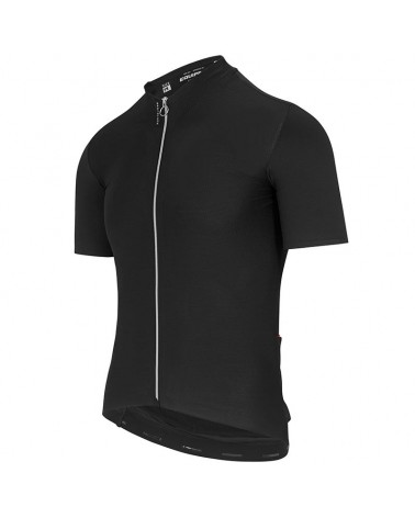 Assos Equipe RS Aero Men's Short Sleeve Cycling Jersey Full Zip, Prof Black
