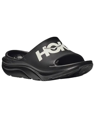 Hoka One One U Ora Athletic Slide Ciabatte Unisex, Black/White